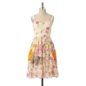 Anthropologie Botanical Stroll Dress 6
